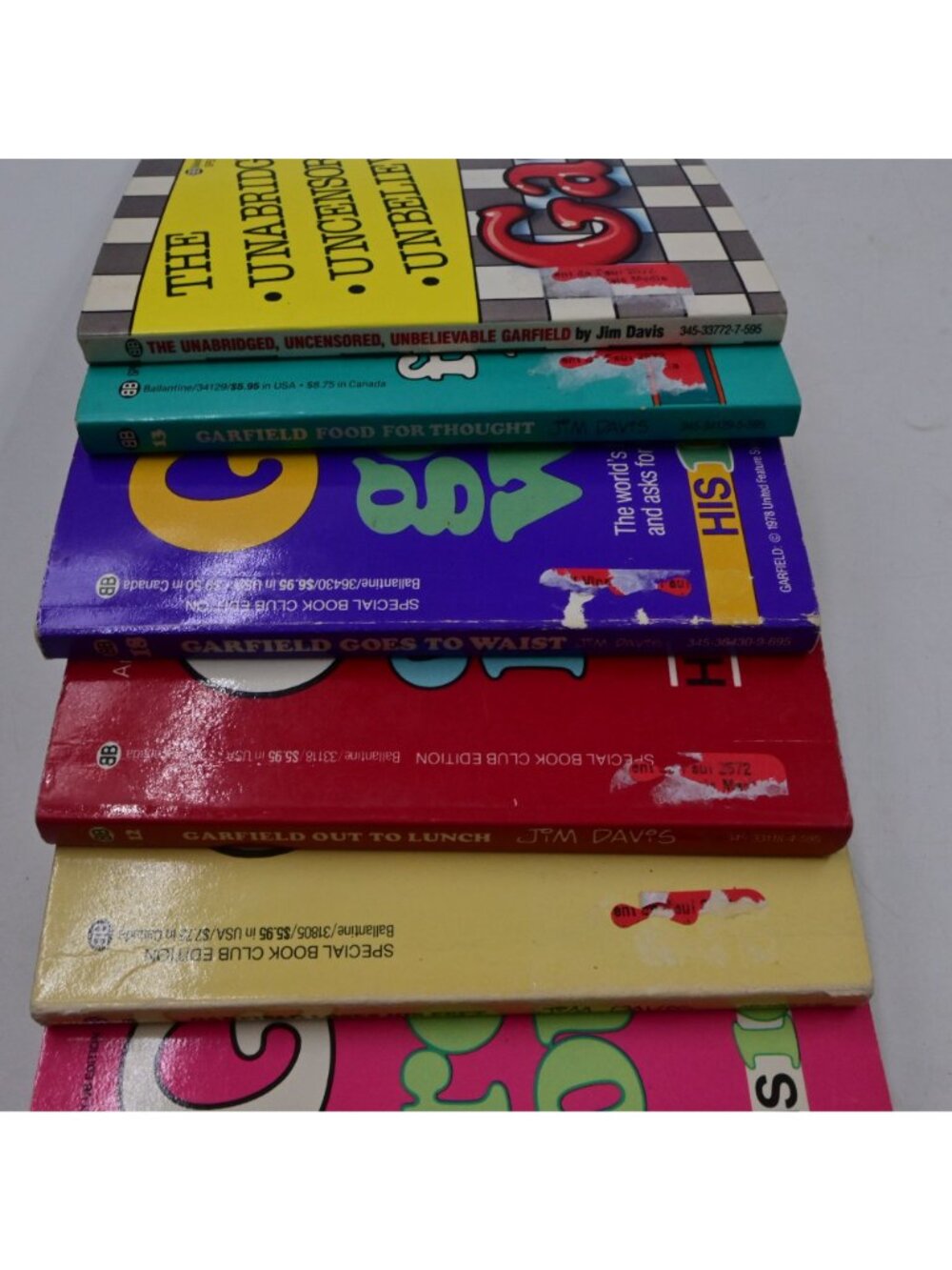 Garfield Comic Strip Book Lot Jim Davis Vintage Lot Of 12 - Picture 16 of 16